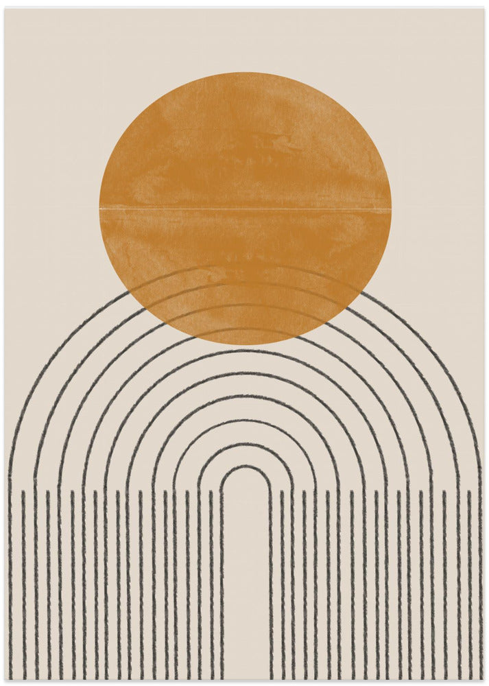 Arc and Sunburst - Art Print by THE MIUUS STUDIO