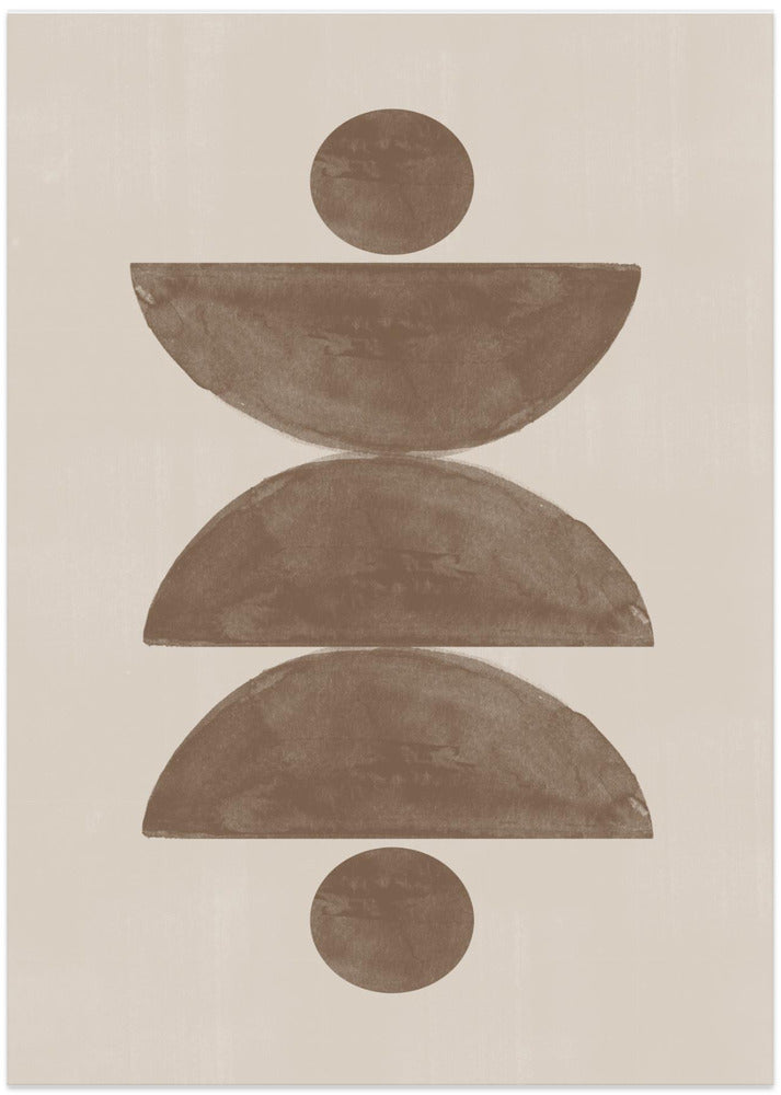 Balanced Geometrics - Art Print by THE MIUUS STUDIO