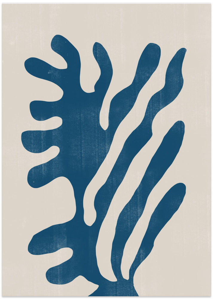 Blue Coral Dance - Art Print by THE MIUUS STUDIO