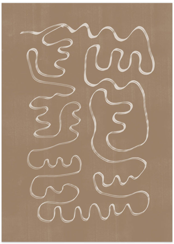 Curvy Whispers - Art Print by THE MIUUS STUDIO