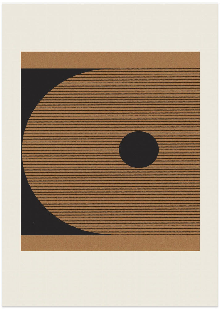 Geometric Eclipse - Art Print by THE MIUUS STUDIO
