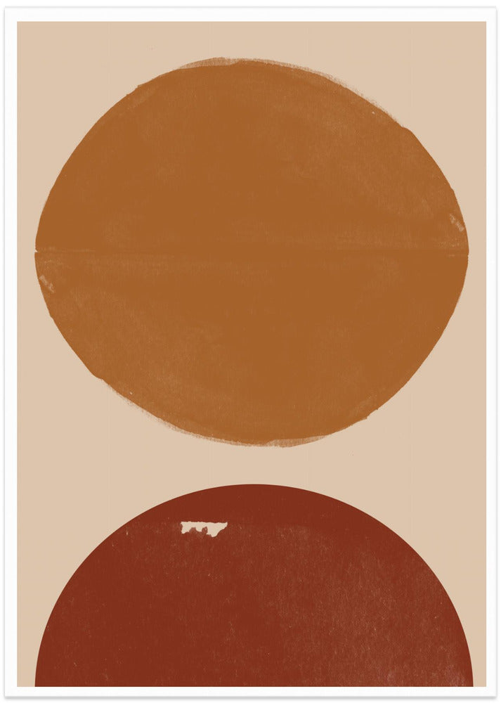 Dual Circles Harmony - Art Print by THE MIUUS STUDIO