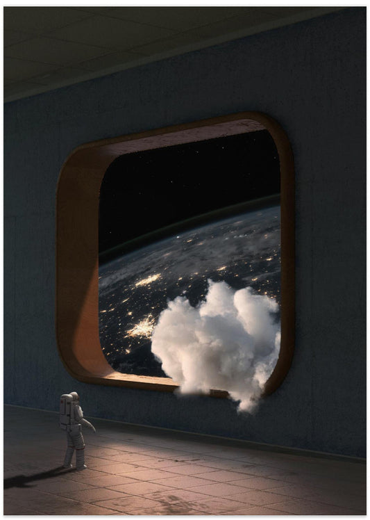 Cloudy Window - Art Print by cvv