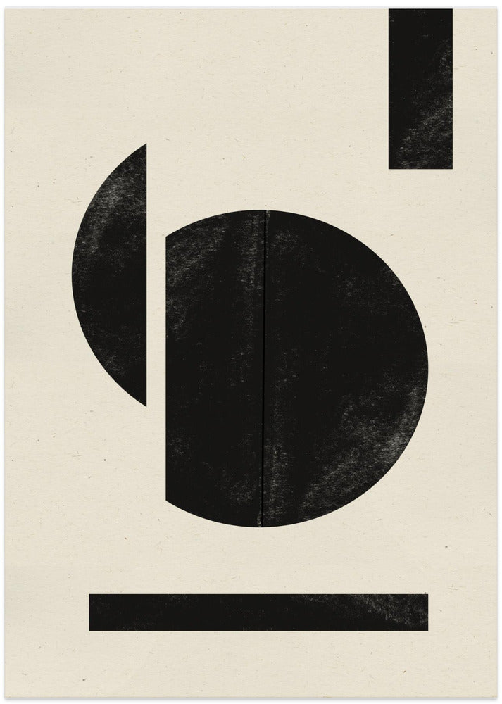 Geometric Contrast - Art Print by THE MIUUS STUDIO