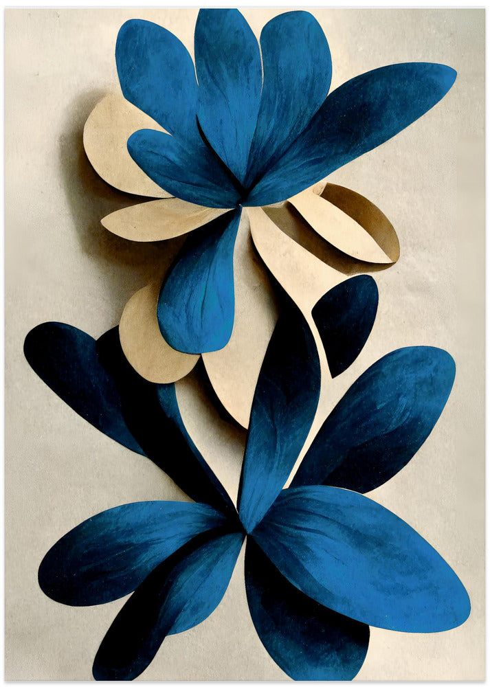 Blue Nymphaea - Art Print by Treechild