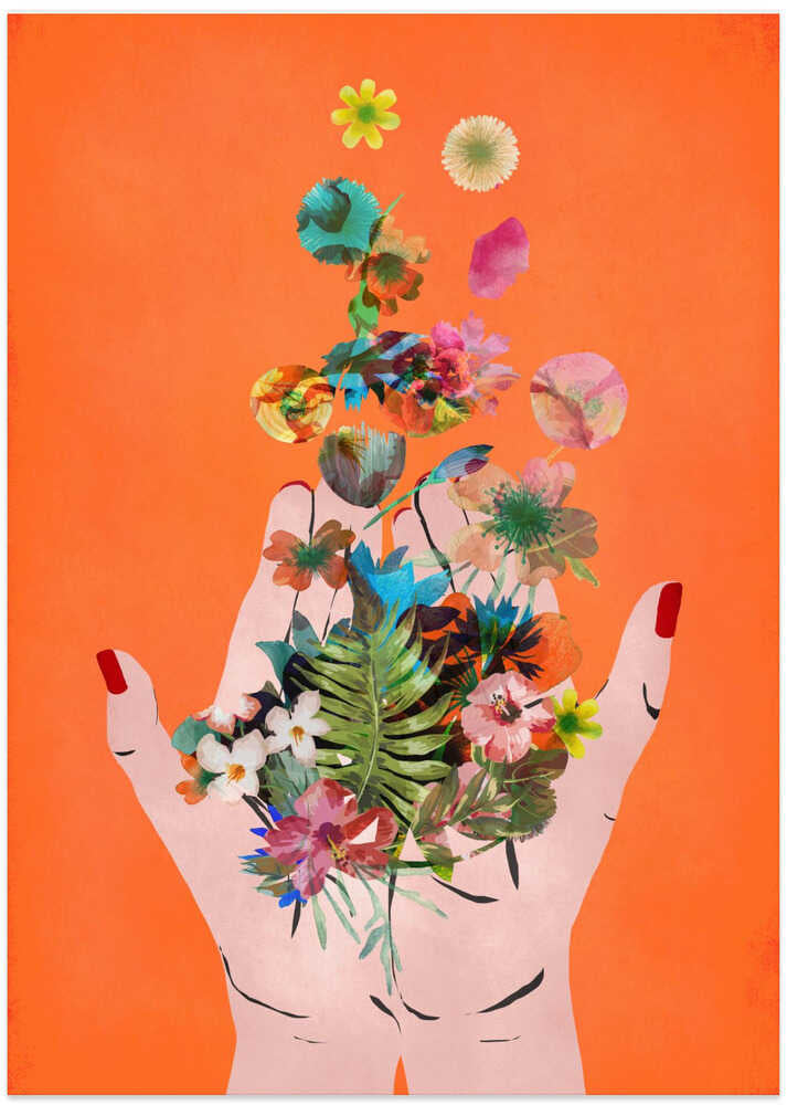 Floral Release - Art Print by Treechild