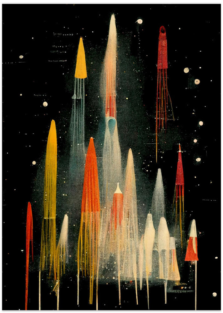 Rocket Symphony - Art Print by Treechild