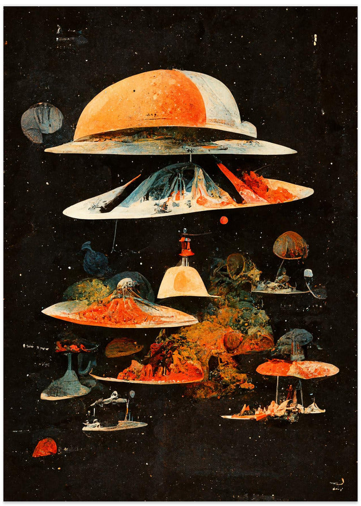 Celestial Layers - Art Print by Treechild