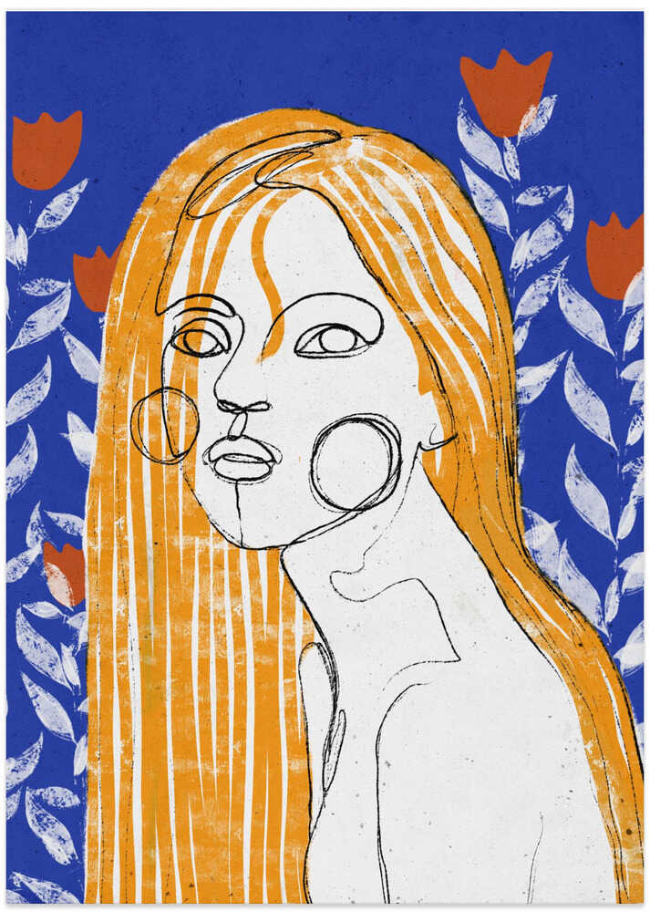 Floral Serenity - Art Print by Treechild