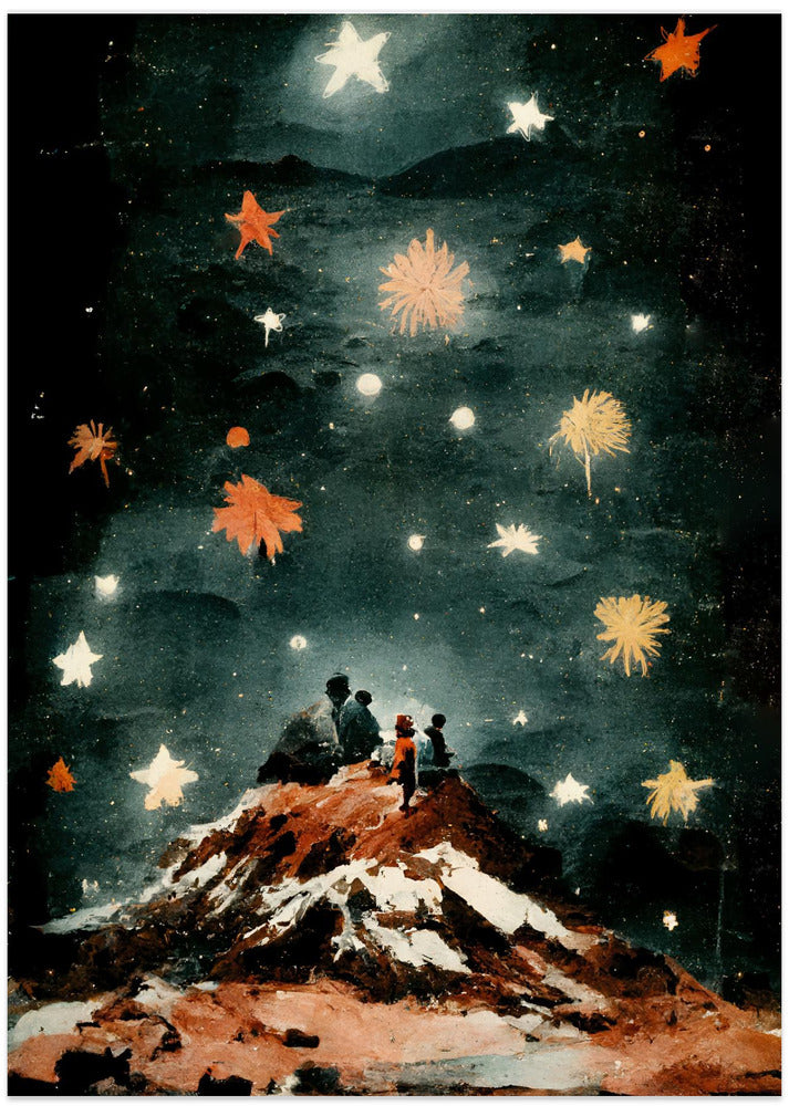 Starlit Reverie - Art Print by Treechild