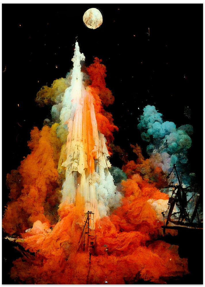 The Launch - Art Print by Treechild