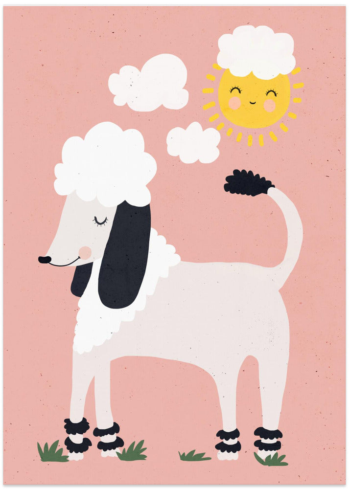 Poodle Sunshine - Art Print by Treechild