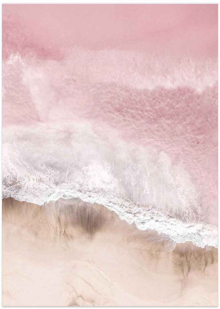 Pink Sea - Art Print by Kathrin Pienaar