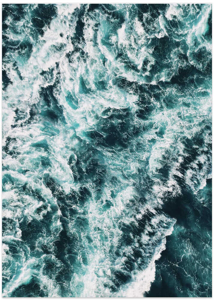 Rough Sea - Art Print by Kathrin Pienaar
