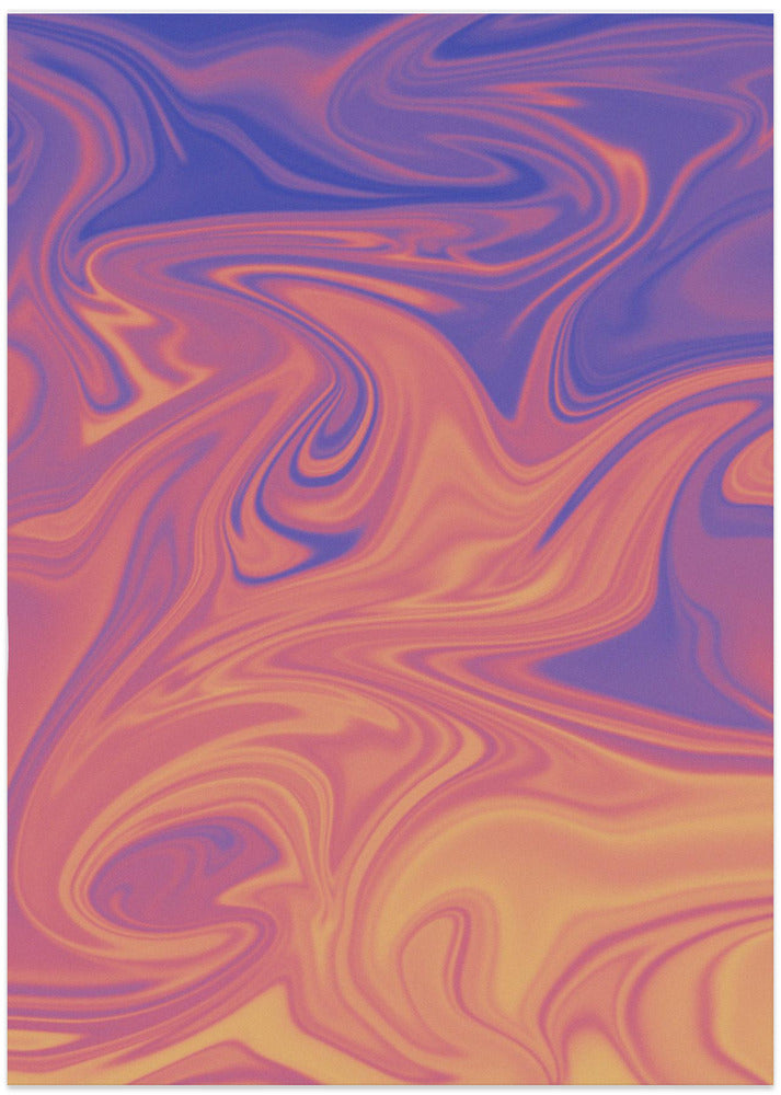 Whirl of Sunset - Art Print by THE MIUUS STUDIO