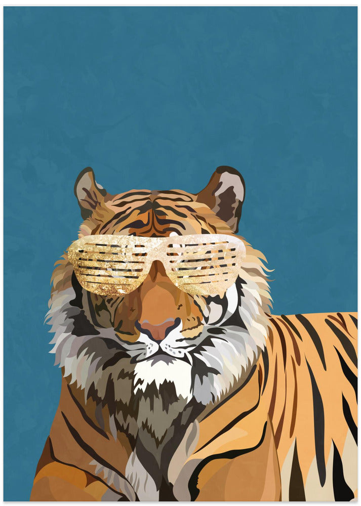 Hip Hop Tiger - Art Print by Sarah Manovski