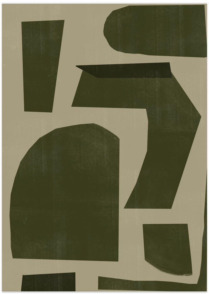 Shapes in Harmony - Art Print by THE MIUUS STUDIO