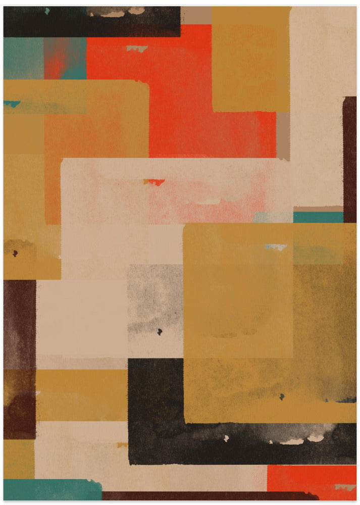 Layered Vibrance - Art Print by THE MIUUS STUDIO