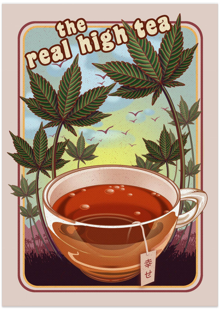 THE REAL HIGH TEA - Art Print by Adam Lawless