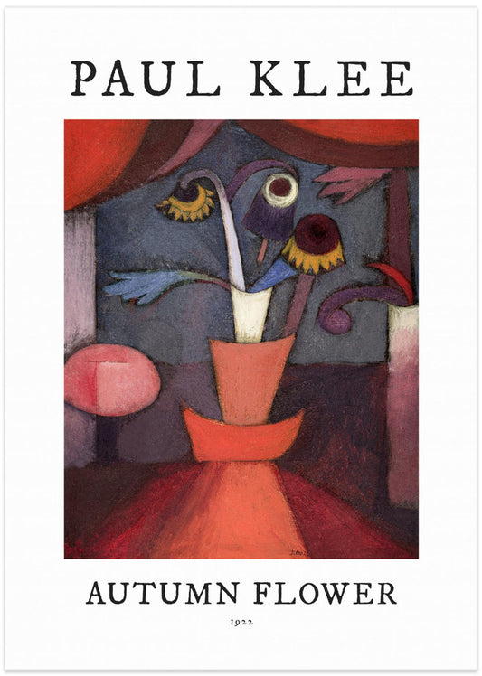 Autumn Flower 1922 - Art Print by Paul Klee