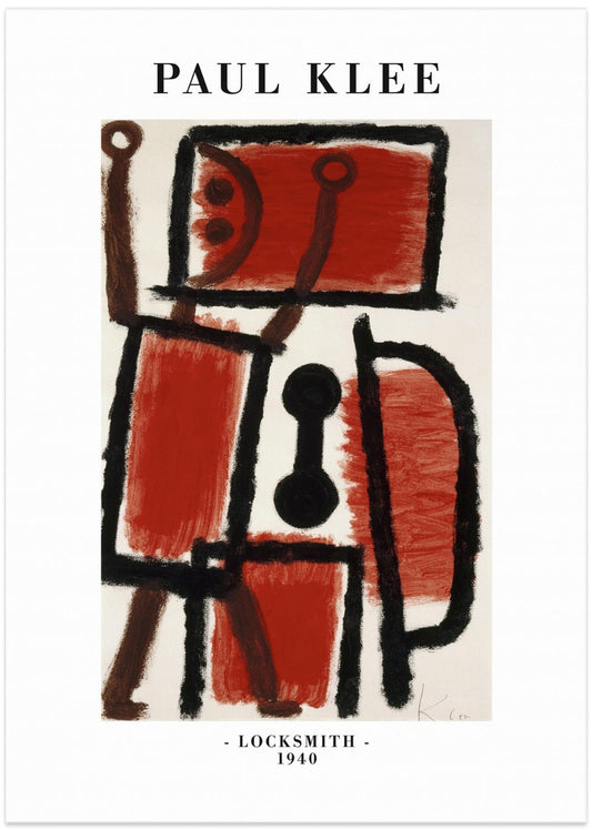 Locksmith 1940 - Art Print by Paul Klee