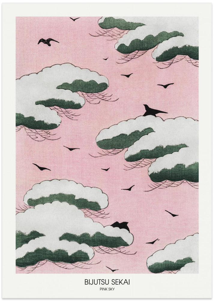 Pink Sky - Art Print by Bijutsu Sekai