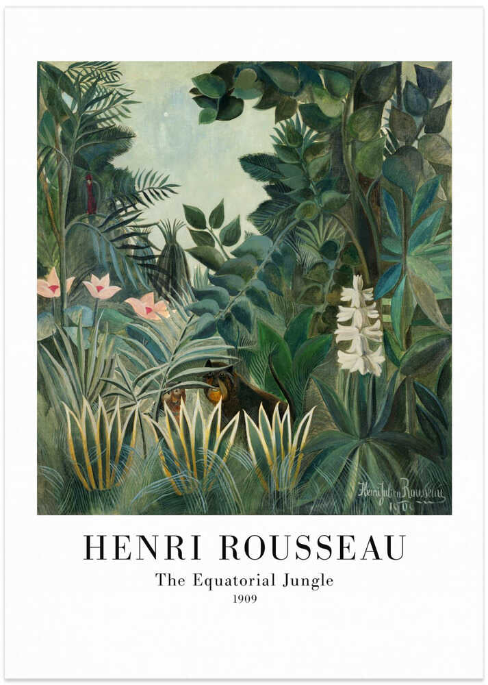 The Equatorial Jungle - Art Print by Henri Rousseau