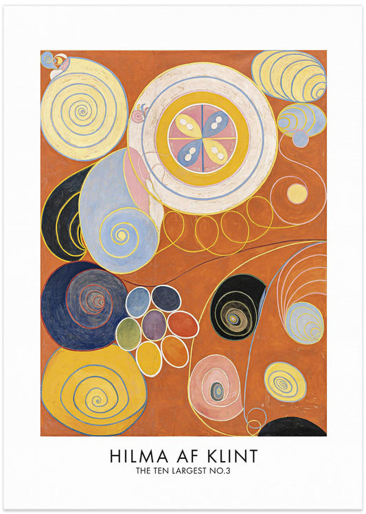 The Ten Largest No.3 Poster - Art Print by Hilma Af Klint