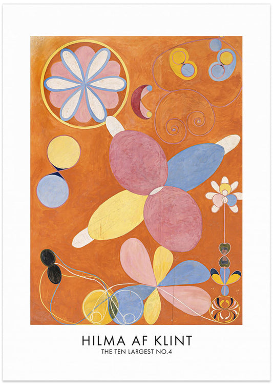 The Ten Largest No.4 Poster - Art Print by Hilma Af Klint
