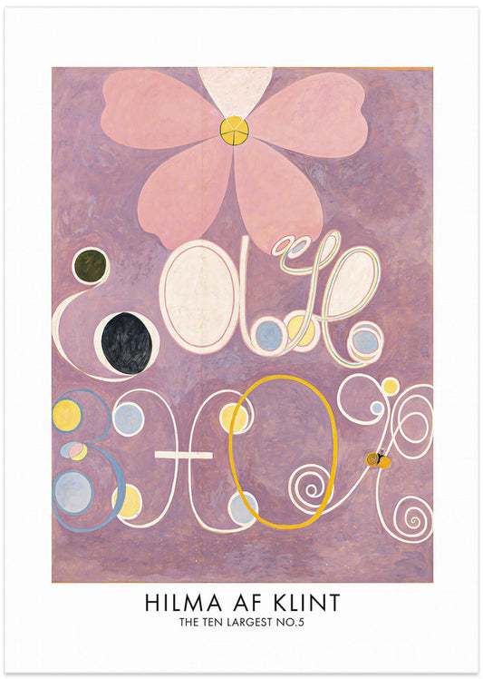 The Ten Largest No.5 Poster - Art Print by Hilma Af Klint