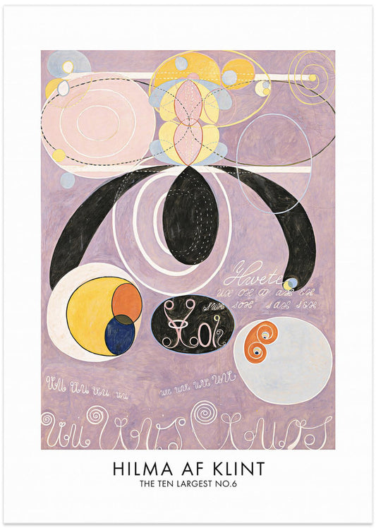 The Ten Largest No.6 Poster - Art Print by Hilma Af Klint