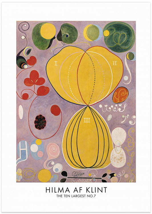 The Ten Largest No.7 Poster - Art Print by Hilma Af Klint