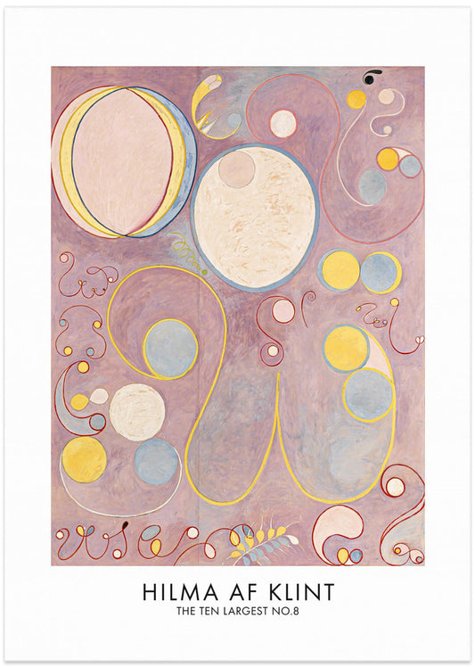 The Ten Largest No.8 Poster - Art Print by Hilma Af Klint
