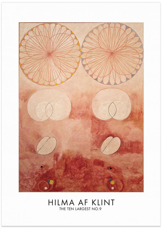 The Ten Largest No.9 Poster - Art Print by Hilma Af Klint