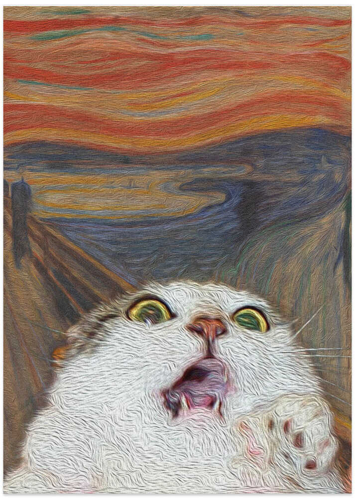 The Meow 01 - Art Print by Artelele