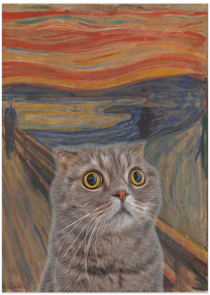 The Meow 03 - Art Print by Artelele