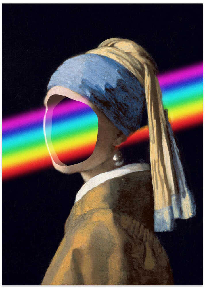 Rainbow Portrait - Art Print by Artelele