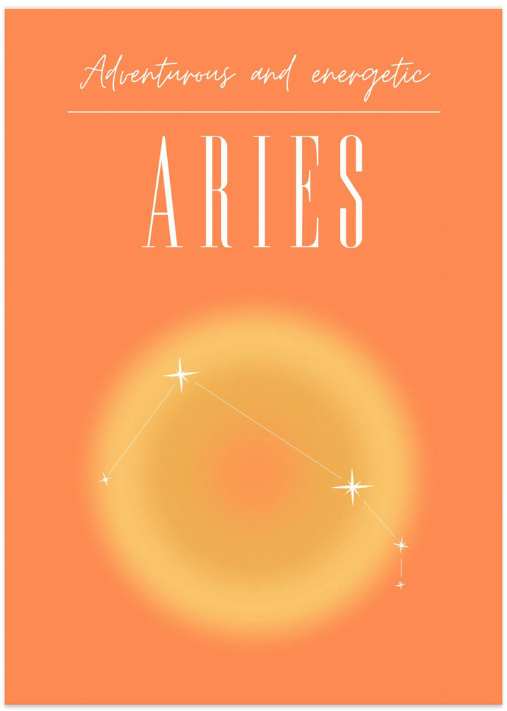 Aries Zodiac Print Art - Art Print by Amélie
