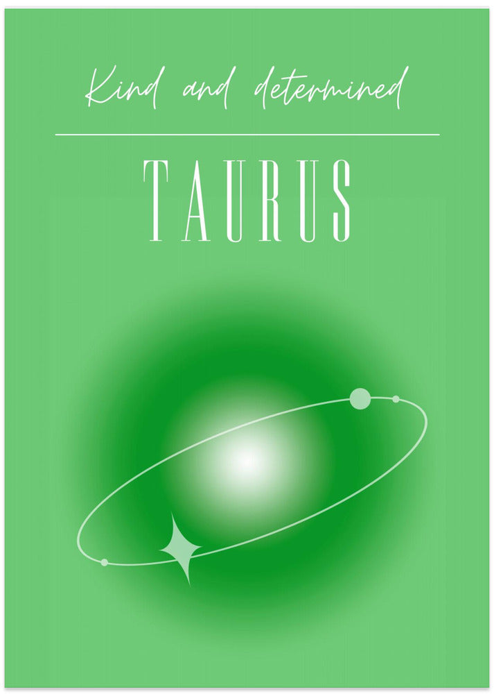 Taurus Zodiac Print Art - Art Print by Amélie