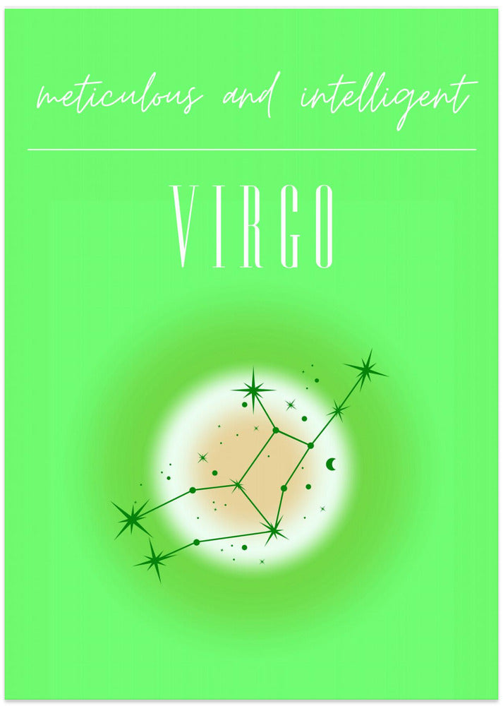 Virgo Zodiac Print Art - Art Print by Amélie