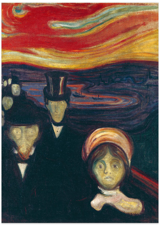 Anxiety - Art Print by Edvard Munch