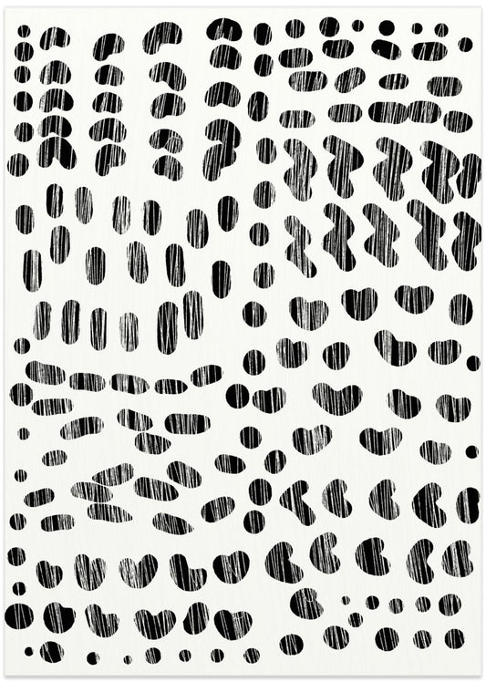 Dots and Strokes - Art Print by Dan Hobday