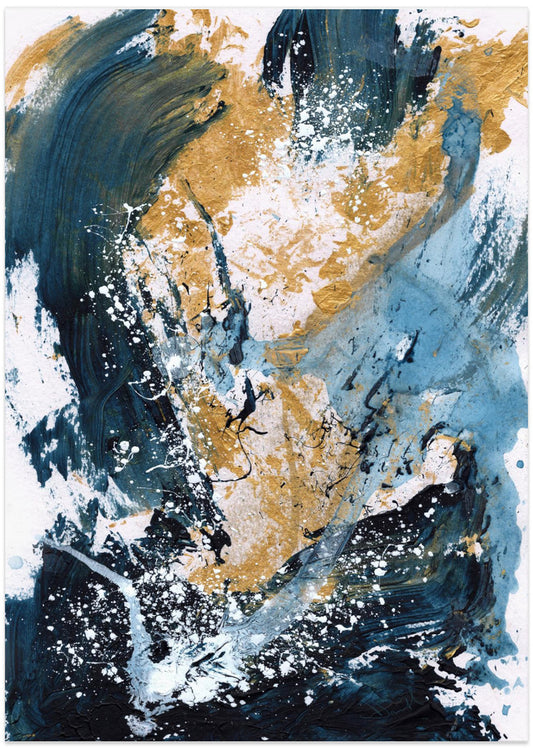 Golden Sea - Art Print by Dan Hobday