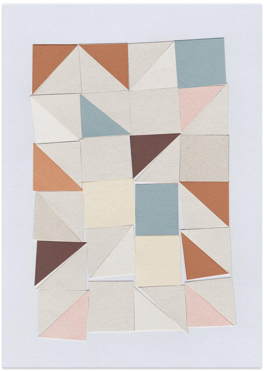 Pastel Geometrics - Art Print by Dan Hobday