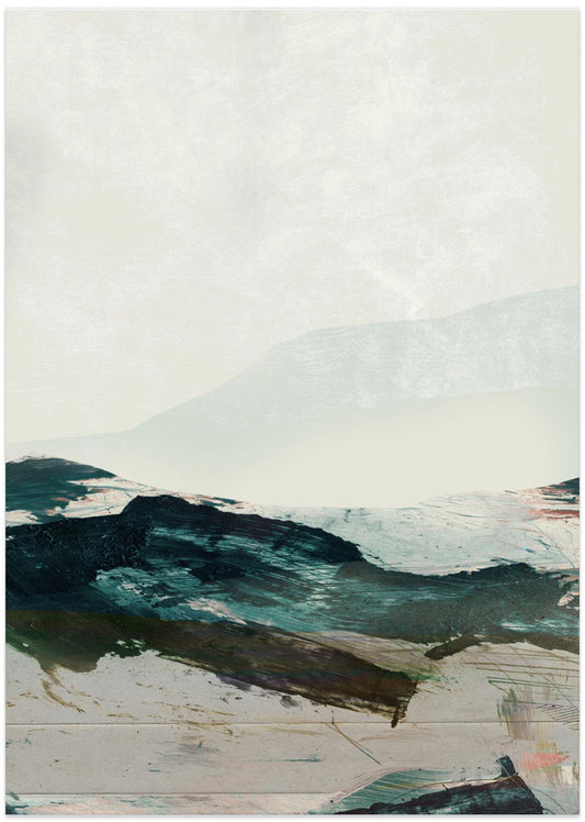 Mountains No2 - Art Print by Dan Hobday