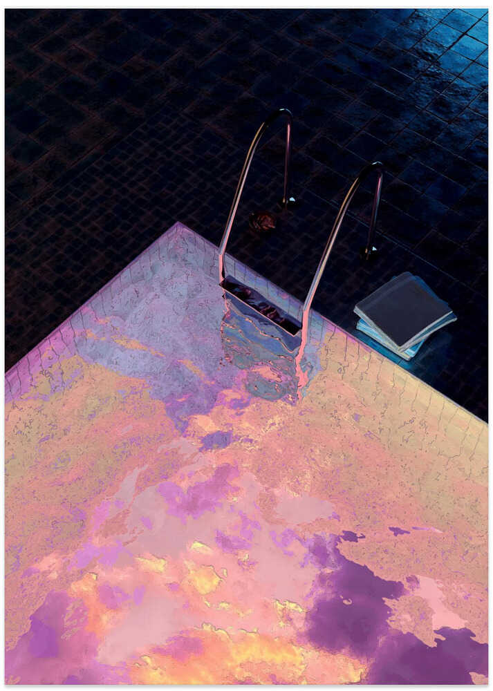 VAPORPOOL - Art Print by CosmoZach