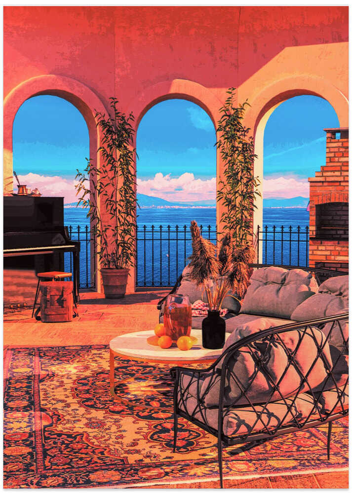 Piano Terrace - Art Print by CosmoZach