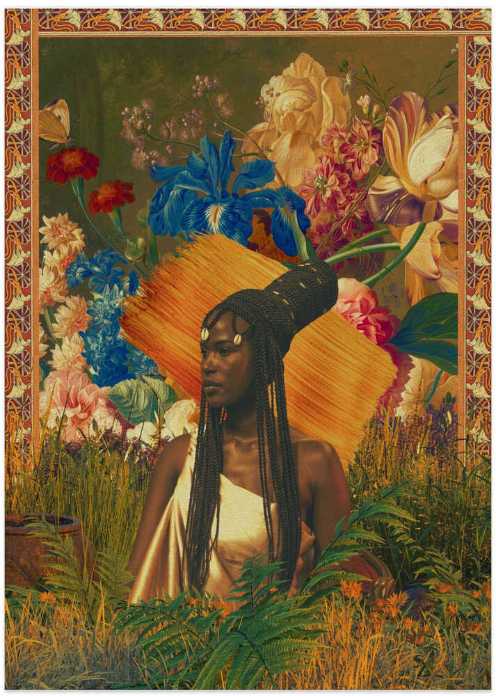 PAINTSTROKE QUEEN - Art Print by CosmoZach