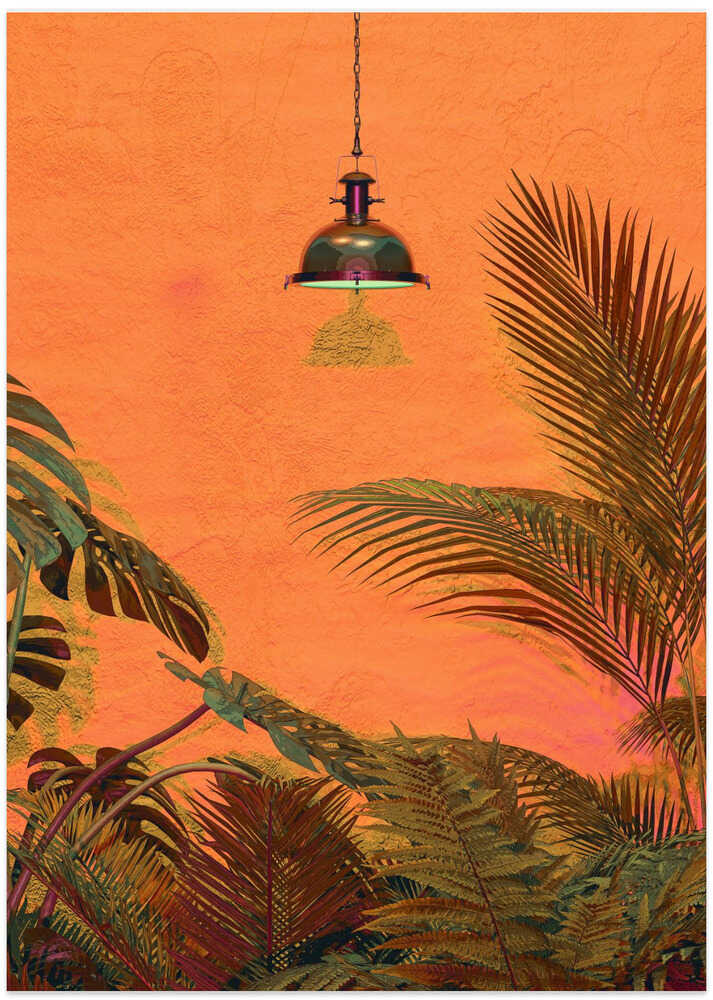 TROPICAL WALL - Art Print by CosmoZach