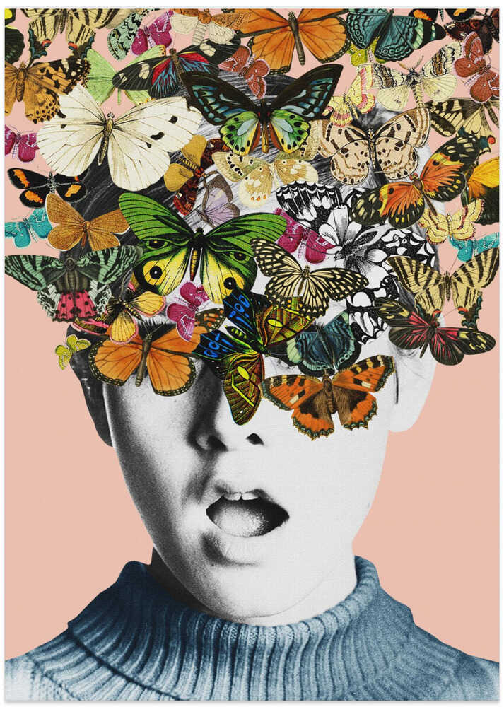 Twiggy surprise - Art Print by Frida Floral Studio